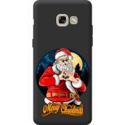 Черный чехол BoxFace Samsung A520 Galaxy A5 2017 Cool Santa