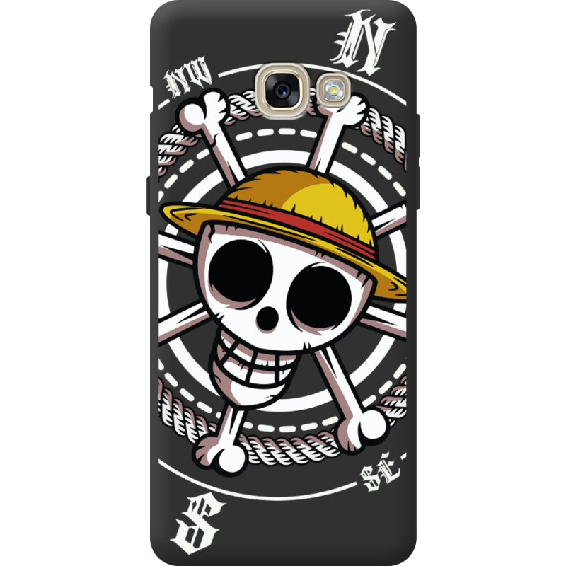 Черный чехол BoxFace Samsung A520 Galaxy A5 2017 One Piece Компас