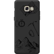 Черный чехол BoxFace Samsung A520 Galaxy A5 2017 Mountains