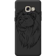 Черный чехол BoxFace Samsung A520 Galaxy A5 2017 Lion