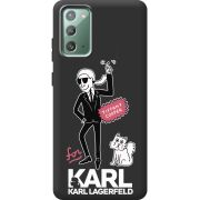 Черный чехол Uprint Samsung N980 Galaxy Note 20 For Karl