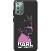 Черный чехол Uprint Samsung N980 Galaxy Note 20 Pink Karl