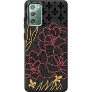 Черный чехол Uprint Samsung N980 Galaxy Note 20 FranceFlowers