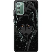 Черный чехол Uprint Samsung N980 Galaxy Note 20 Wolf