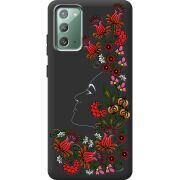 Черный чехол Uprint Samsung N980 Galaxy Note 20 3D Ukrainian Muse