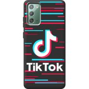 Черный чехол Uprint Samsung N980 Galaxy Note 20 Tik Tok