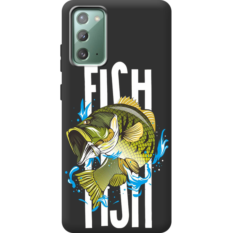 Черный чехол Uprint Samsung N980 Galaxy Note 20 Fish