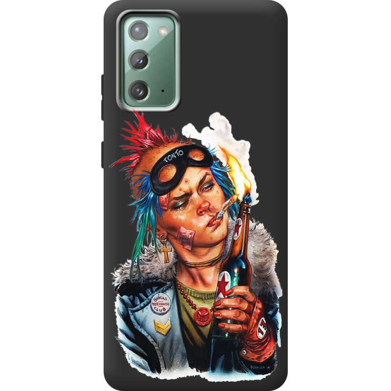 Черный чехол Uprint Samsung N980 Galaxy Note 20 Tanker Girl