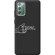 Черный чехол Uprint Samsung N980 Galaxy Note 20 Pew Pew