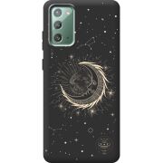 Черный чехол Uprint Samsung N980 Galaxy Note 20 Moon