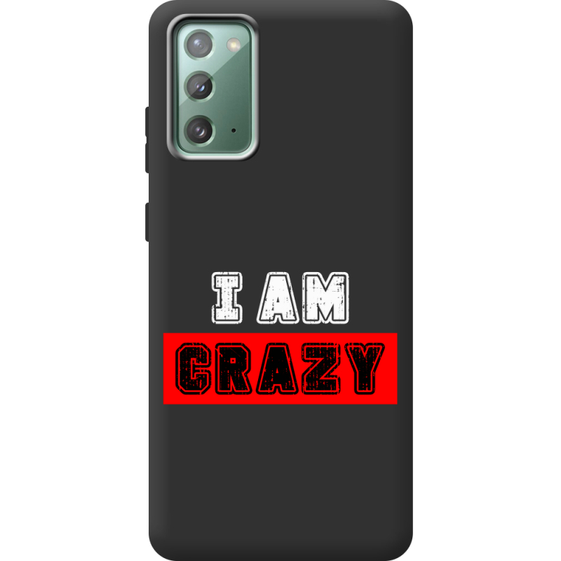 Черный чехол Uprint Samsung N980 Galaxy Note 20 I'm Crazy