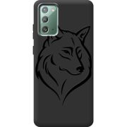 Черный чехол Uprint Samsung N980 Galaxy Note 20 Wolf