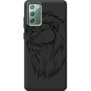 Черный чехол Uprint Samsung N980 Galaxy Note 20 Lion