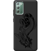 Черный чехол Uprint Samsung N980 Galaxy Note 20 Snake