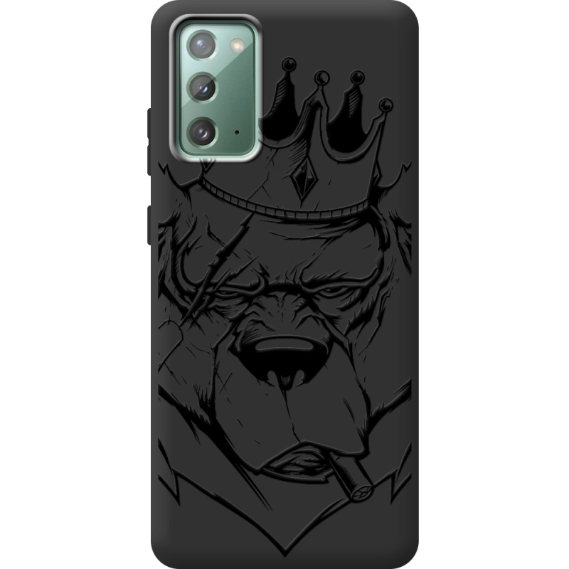 Черный чехол Uprint Samsung N980 Galaxy Note 20 Bear King