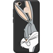 Черный чехол Uprint Xiaomi Redmi 4X Lucky Rabbit