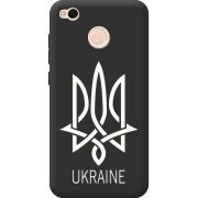 Черный чехол Uprint Xiaomi Redmi 4X Тризуб монограмма ukraine