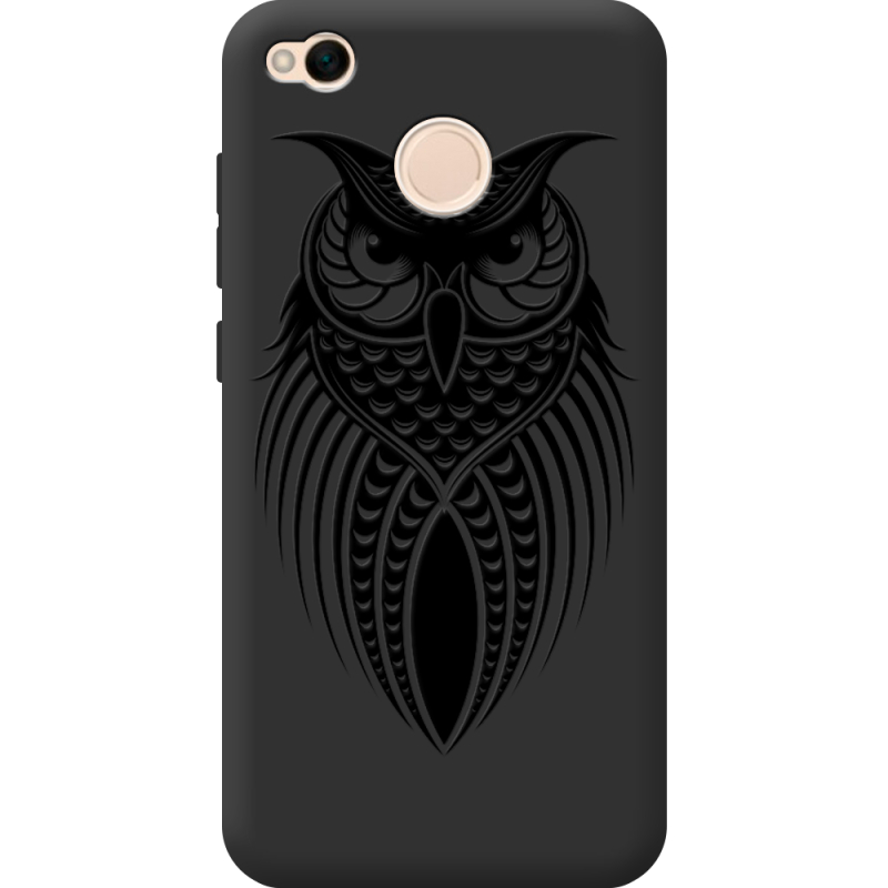 Черный чехол Uprint Xiaomi Redmi 4X Owl