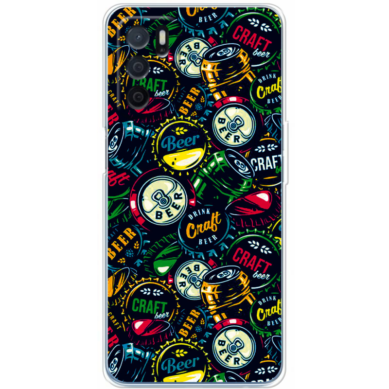 Чехол BoxFace OPPO A54s Bottle Caps