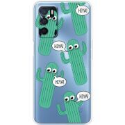 Прозрачный чехол BoxFace OPPO A54s с 3D-глазками HIYA