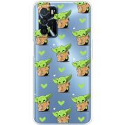 Прозрачный чехол BoxFace OPPO A54s Pattern Baby Yoda