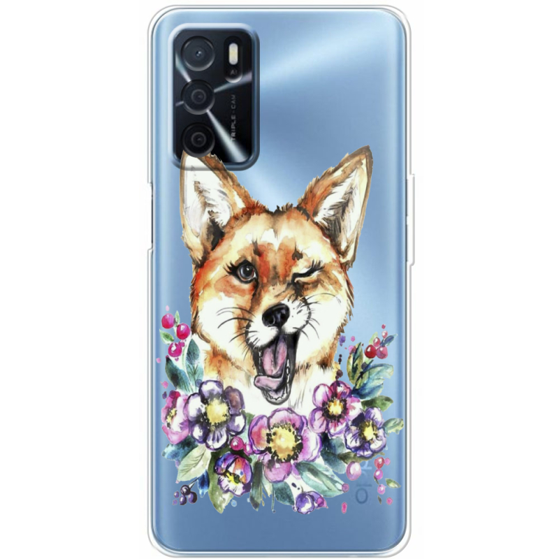 Прозрачный чехол BoxFace OPPO A54s Winking Fox