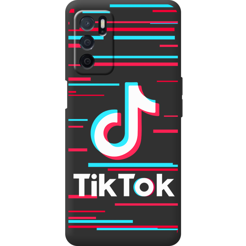 Черный чехол BoxFace OPPO A54s Tik Tok