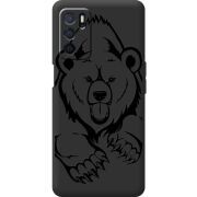 Черный чехол BoxFace OPPO A54s Grizzly Bear