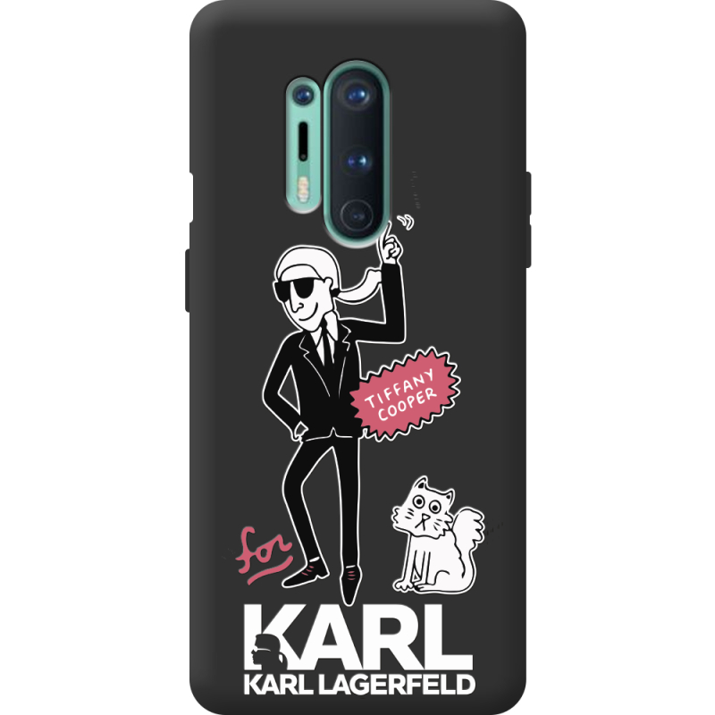 Черный чехол BoxFace OnePlus 8 Pro For Karl