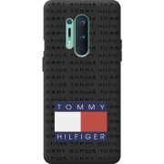 Черный чехол BoxFace OnePlus 8 Pro Tommy Print