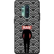 Черный чехол BoxFace OnePlus 8 Pro Man Pattern