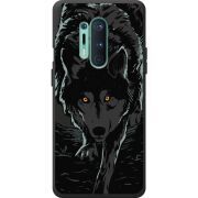 Черный чехол BoxFace OnePlus 8 Pro Wolf