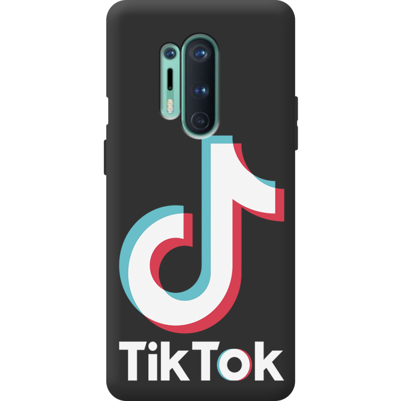 Черный чехол BoxFace OnePlus 8 Pro Tik Tok