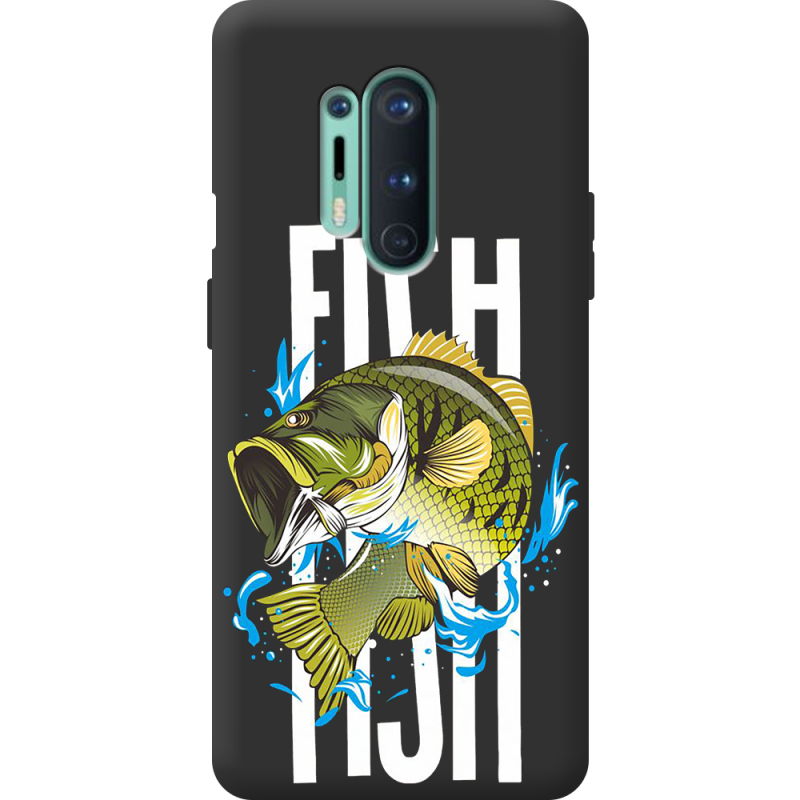 Черный чехол BoxFace OnePlus 8 Pro Fish