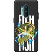 Черный чехол BoxFace OnePlus 8 Pro Fish