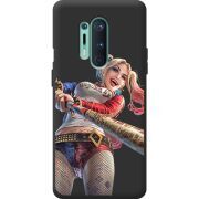 Черный чехол BoxFace OnePlus 8 Pro Happy Harley Quinn