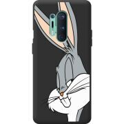 Черный чехол BoxFace OnePlus 8 Pro Lucky Rabbit