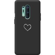 Черный чехол BoxFace OnePlus 8 Pro My Heart
