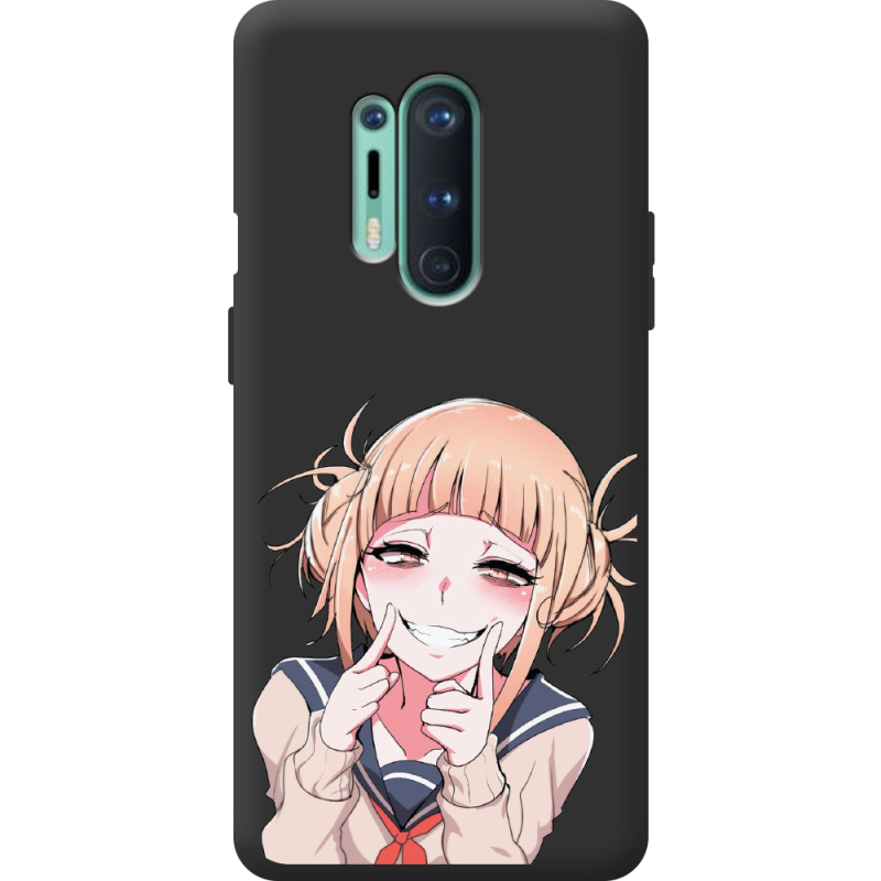 Черный чехол BoxFace OnePlus 8 Pro Himiko Toga Smile