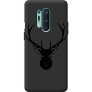 Черный чехол BoxFace OnePlus 8 Pro Deer