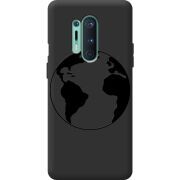 Черный чехол BoxFace OnePlus 8 Pro Earth