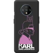 Черный чехол BoxFace OnePlus 7T Pink Karl