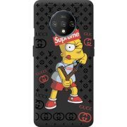 Черный чехол BoxFace OnePlus 7T Yellow Fun