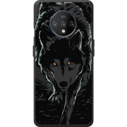 Черный чехол BoxFace OnePlus 7T Wolf