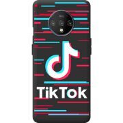 Черный чехол BoxFace OnePlus 7T Tik Tok