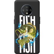 Черный чехол BoxFace OnePlus 7T Fish