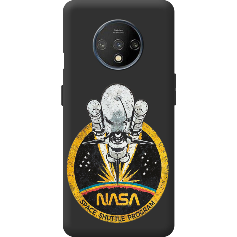 Черный чехол BoxFace OnePlus 7T NASA Spaceship