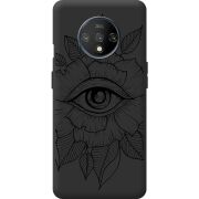 Черный чехол BoxFace OnePlus 7T Eye