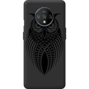 Черный чехол BoxFace OnePlus 7T Owl