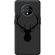 Черный чехол BoxFace OnePlus 7T Deer